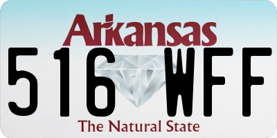 AR license plate 516WFF
