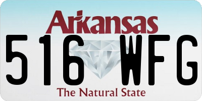 AR license plate 516WFG