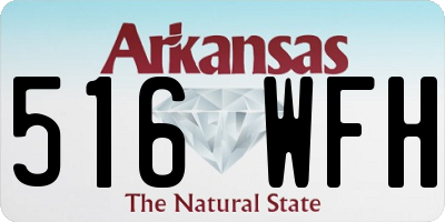 AR license plate 516WFH