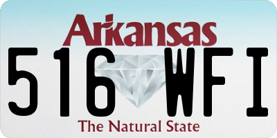 AR license plate 516WFI