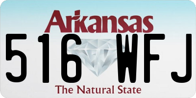 AR license plate 516WFJ