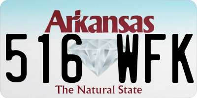 AR license plate 516WFK