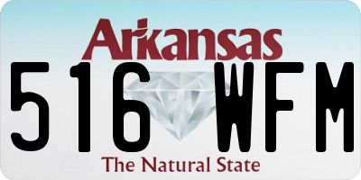 AR license plate 516WFM