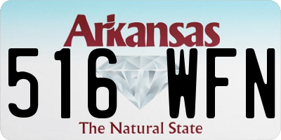 AR license plate 516WFN