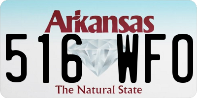 AR license plate 516WFO