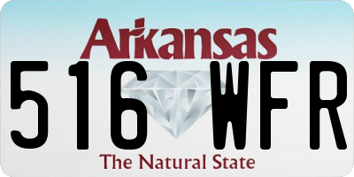 AR license plate 516WFR