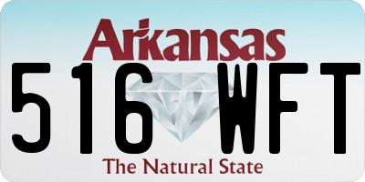 AR license plate 516WFT