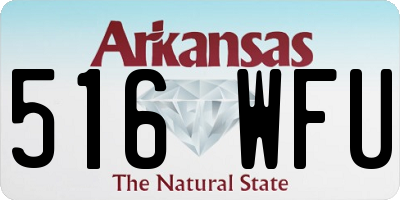 AR license plate 516WFU