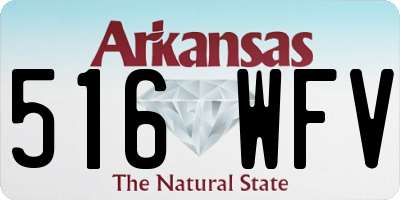 AR license plate 516WFV