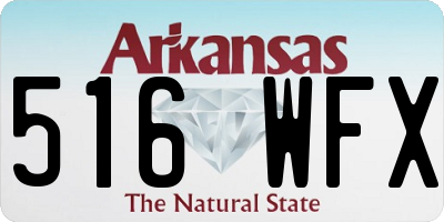 AR license plate 516WFX