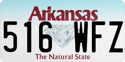 AR license plate 516WFZ