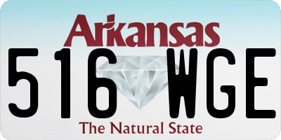 AR license plate 516WGE