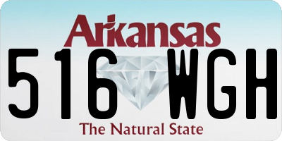 AR license plate 516WGH