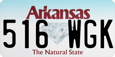 AR license plate 516WGK
