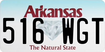 AR license plate 516WGT