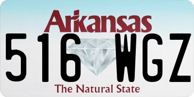 AR license plate 516WGZ