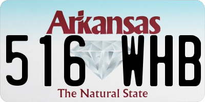 AR license plate 516WHB