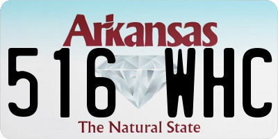 AR license plate 516WHC