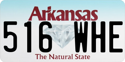 AR license plate 516WHE