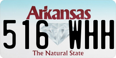 AR license plate 516WHH