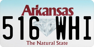 AR license plate 516WHI