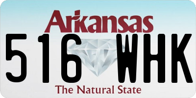AR license plate 516WHK