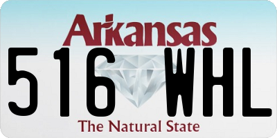 AR license plate 516WHL