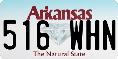 AR license plate 516WHN
