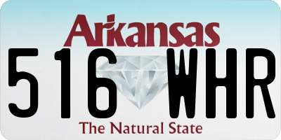 AR license plate 516WHR