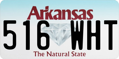 AR license plate 516WHT