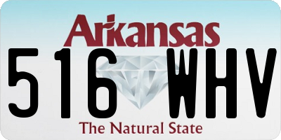AR license plate 516WHV