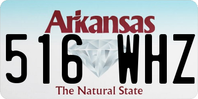 AR license plate 516WHZ