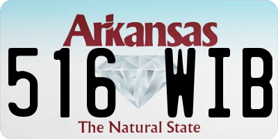 AR license plate 516WIB