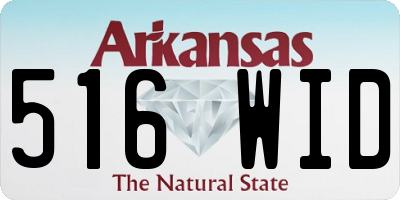 AR license plate 516WID
