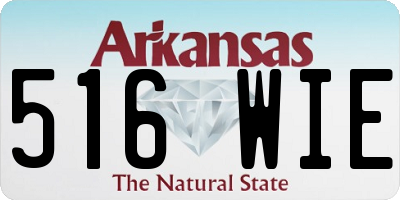AR license plate 516WIE