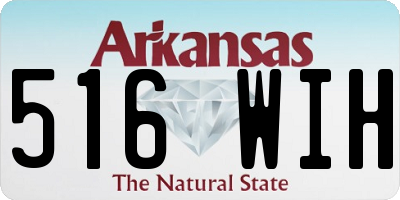 AR license plate 516WIH