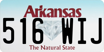 AR license plate 516WIJ