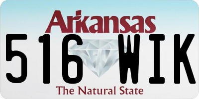 AR license plate 516WIK