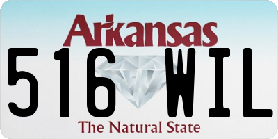 AR license plate 516WIL