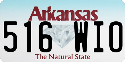 AR license plate 516WIO