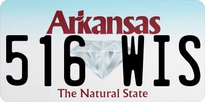 AR license plate 516WIS