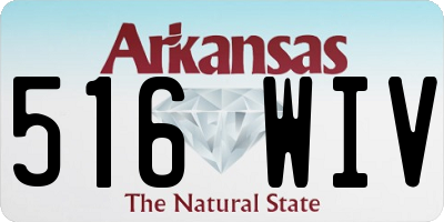 AR license plate 516WIV