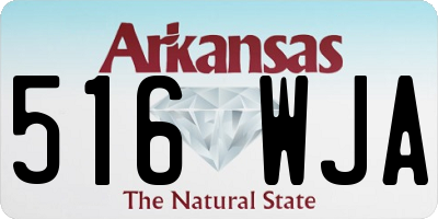 AR license plate 516WJA