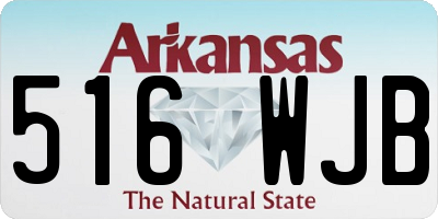 AR license plate 516WJB