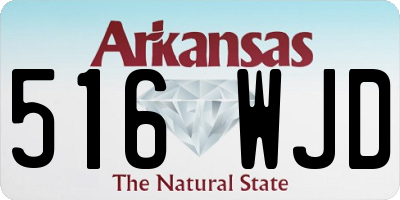 AR license plate 516WJD