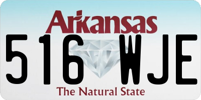 AR license plate 516WJE