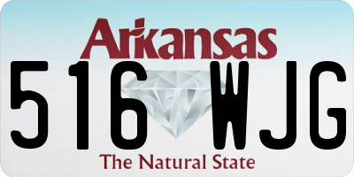 AR license plate 516WJG