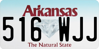 AR license plate 516WJJ