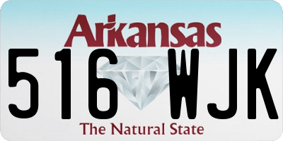 AR license plate 516WJK