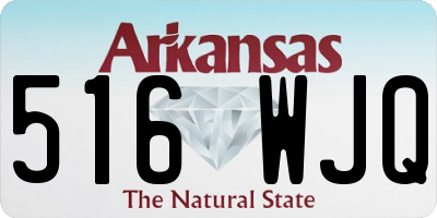 AR license plate 516WJQ